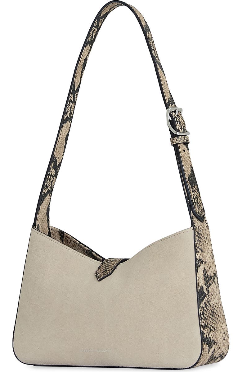 Rebecca Minkoff Small Megan Leather Shoulder Bag, Alternate, color, Ivory