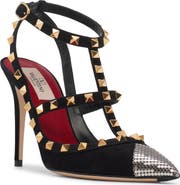 Valentino Rockstud T-Strap Pump