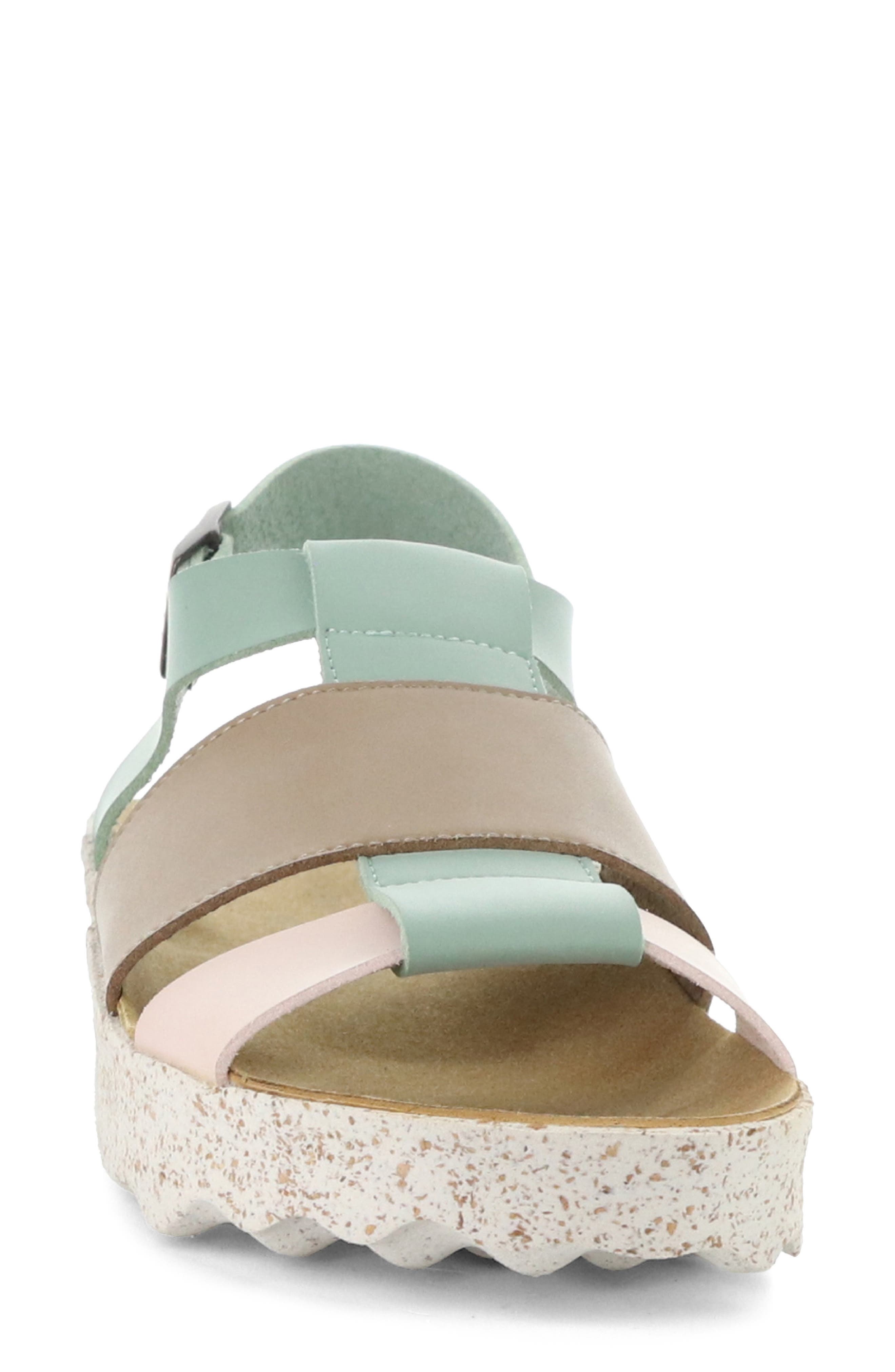Calla Sandal, Alternate, color, MULTI MINT