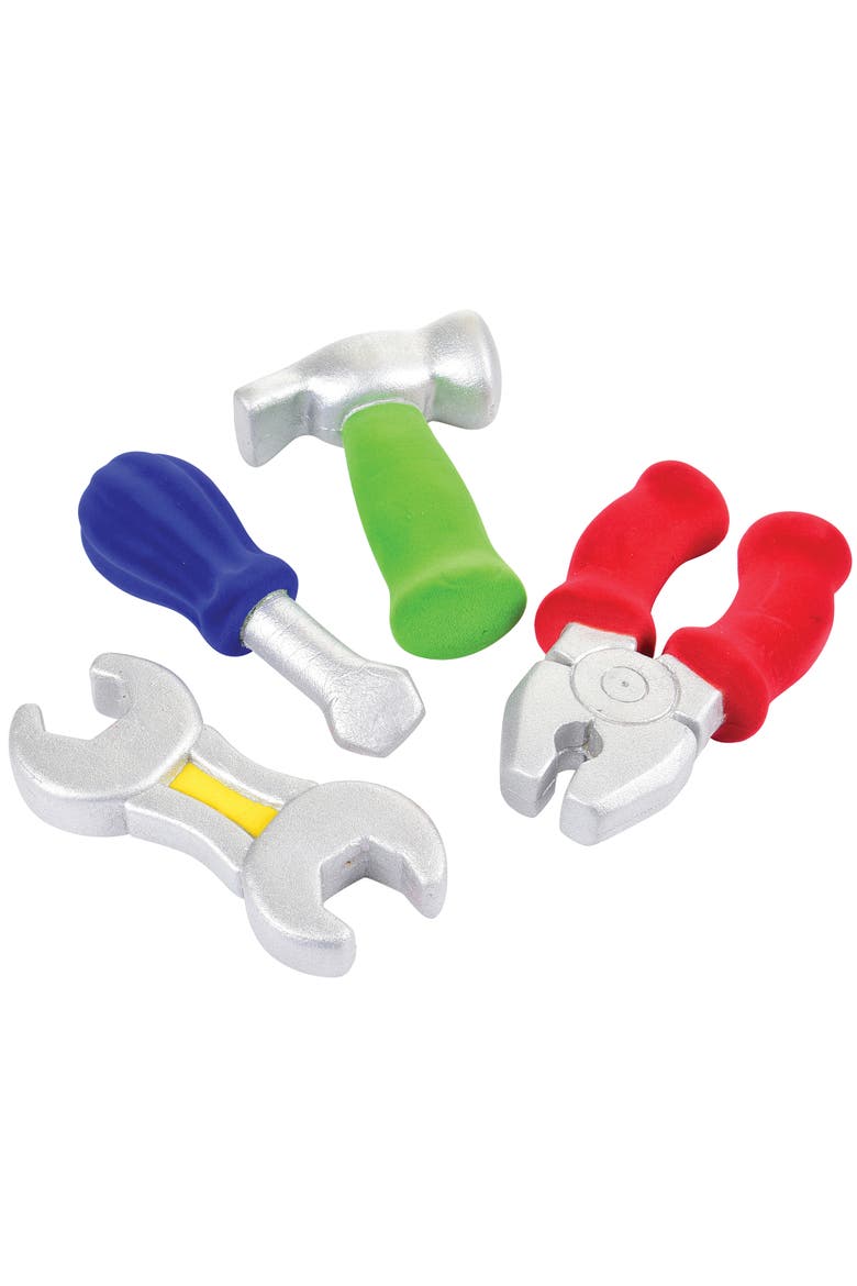 Pretend Play Tool Set (4 Piece Set With Caddy ) 18 Months +, Alternate, color, Multicolored
