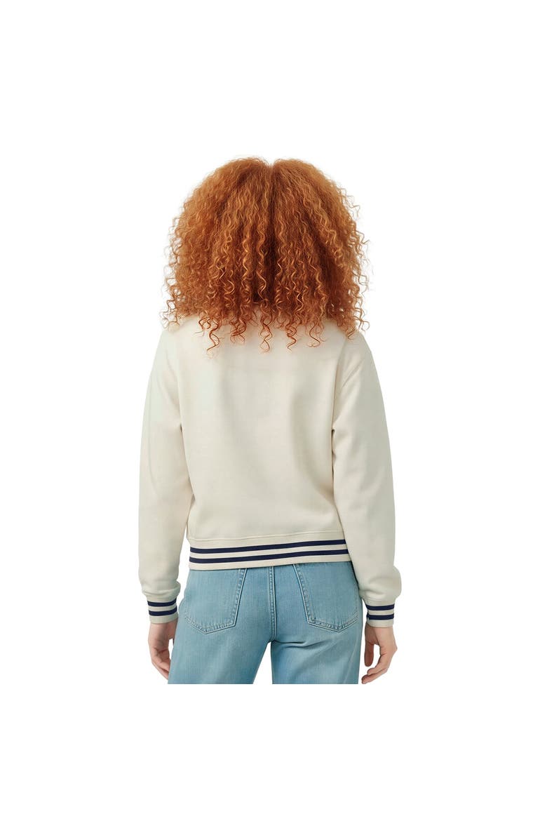 Women's Champion  Cream Seattle Seahawks Reverse Weave Fleece Sweatshirt, Alternate, color, Cream