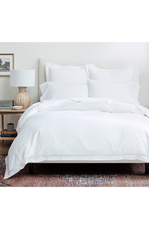 BOLL & BRANCH Signature Stripe King / Cal high quality King Duvet Cover Set Ivory Mspr $298