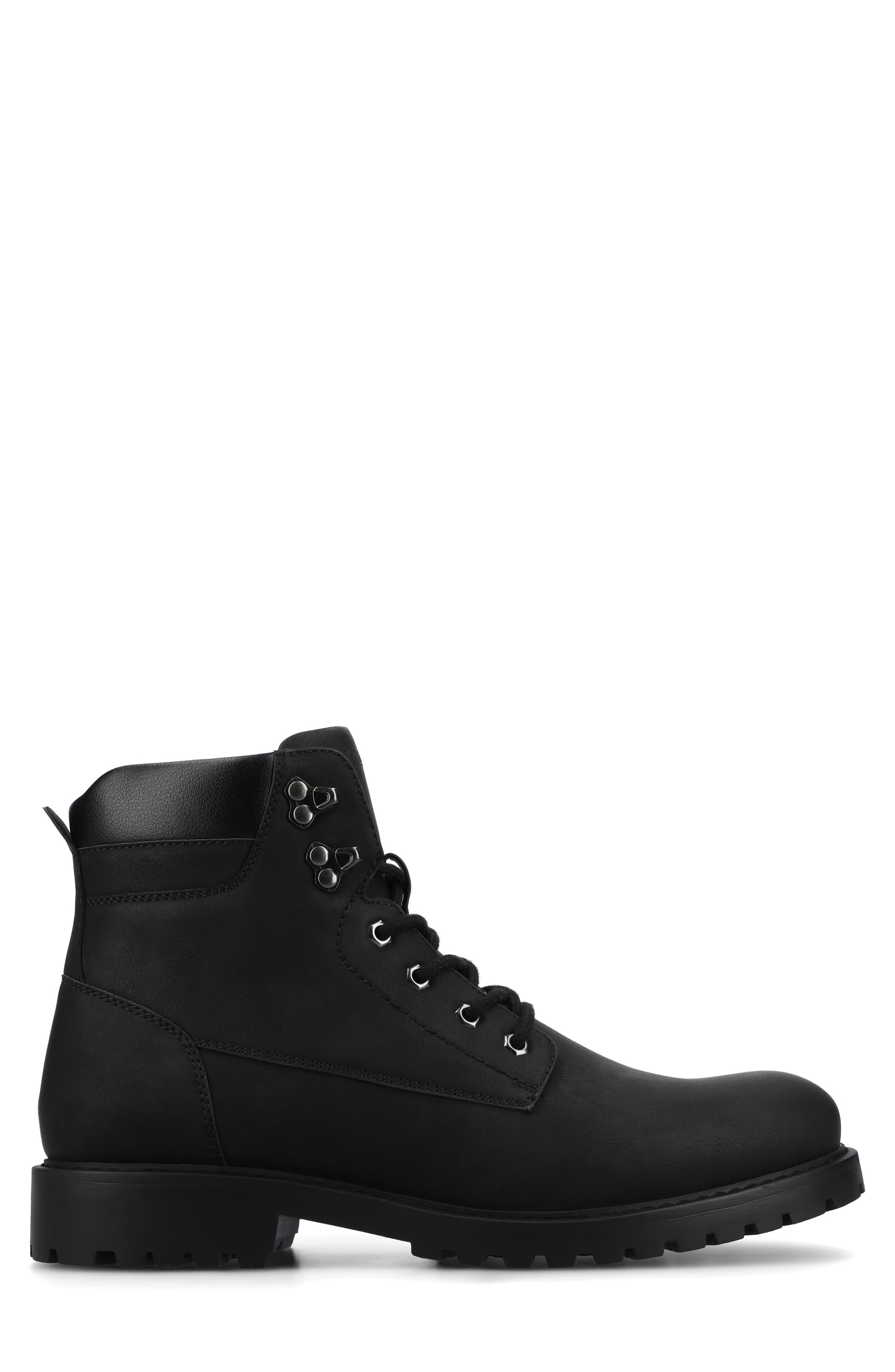 VANCE CO Rogue Lace-Up Boot, Alternate, color, Black