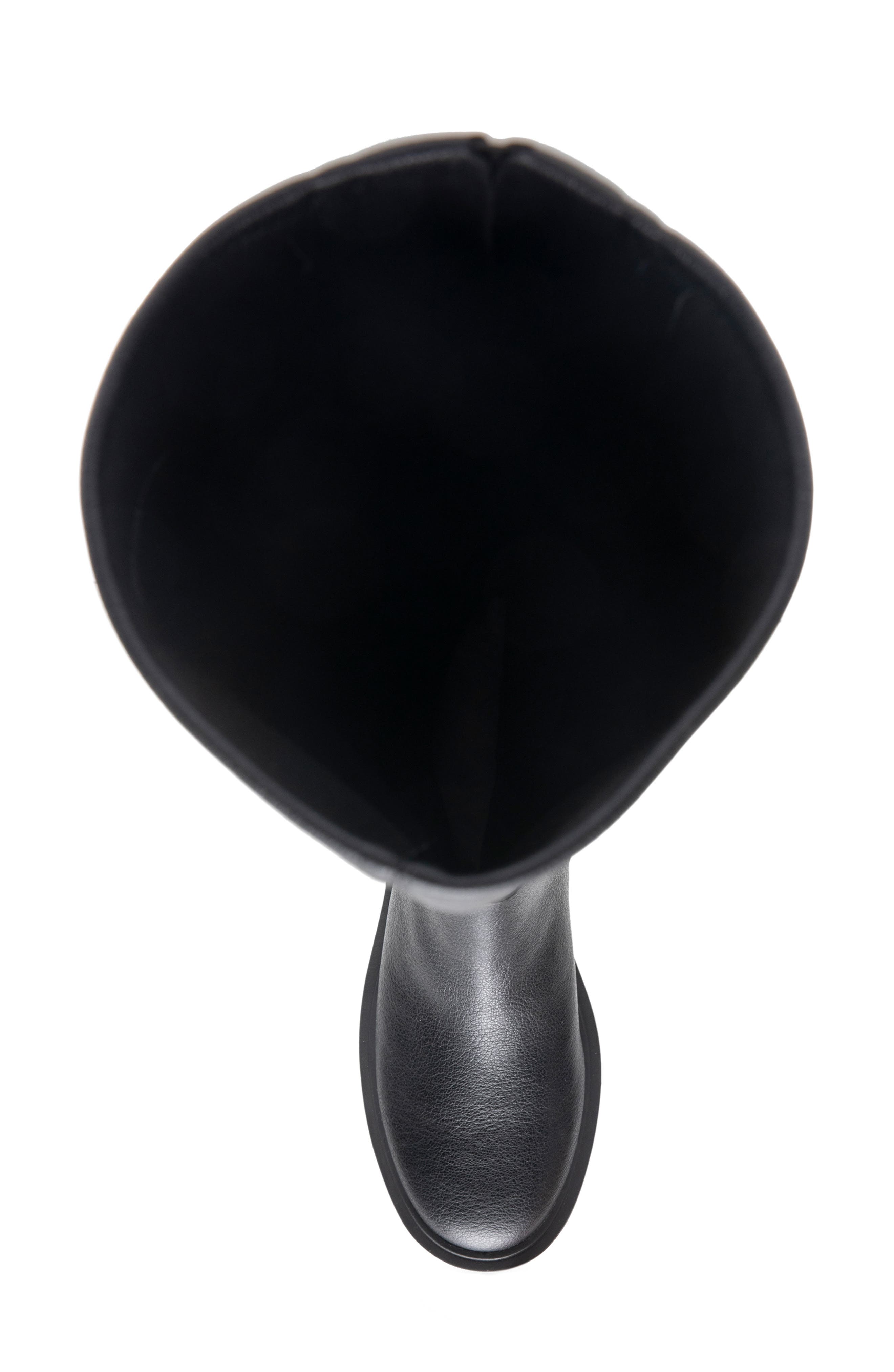 Aerosoles Golla Over the Knee Boot, Alternate, color, Black Pebbled Faux Leather