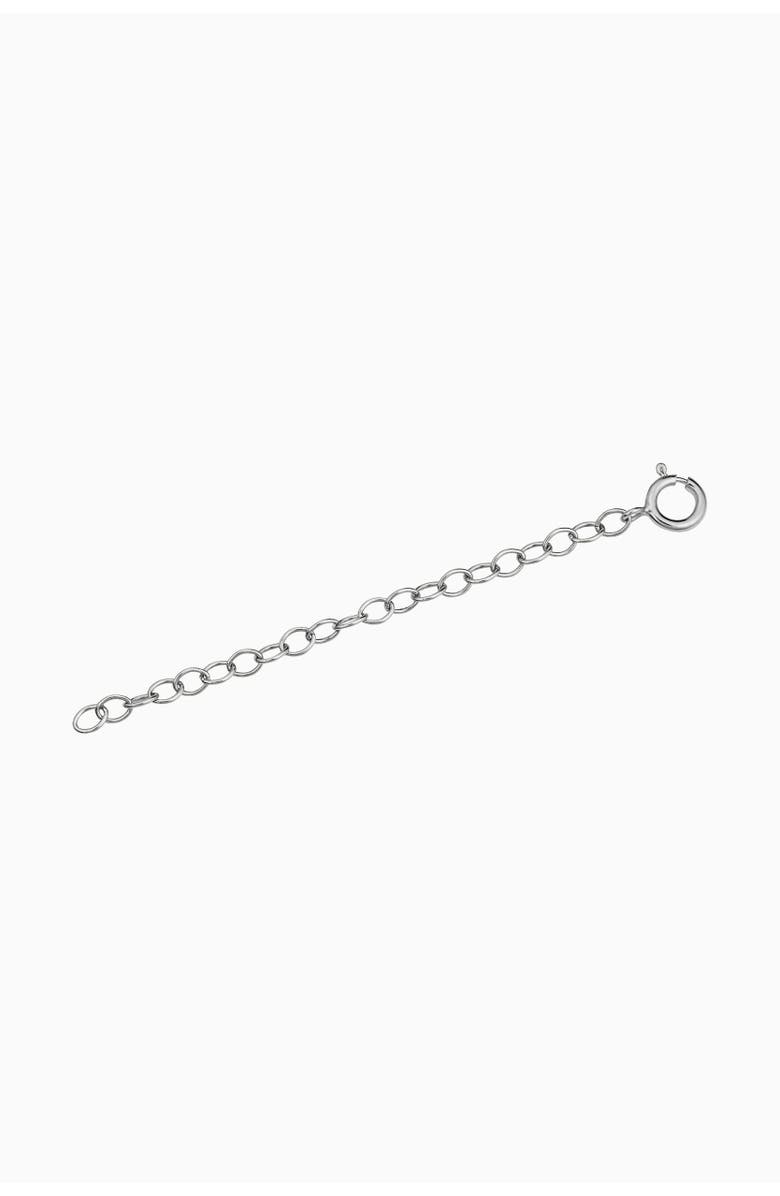 Oradina 14K Gold Lengthen It Chain Extender, Main, color, White Gold