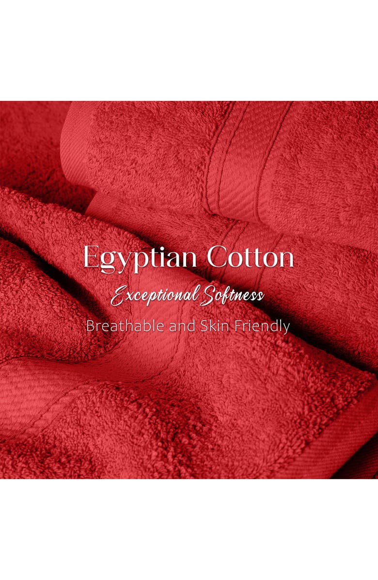 Superior Madison 2-Pack Bath Towel Set, Alternate, color, Red