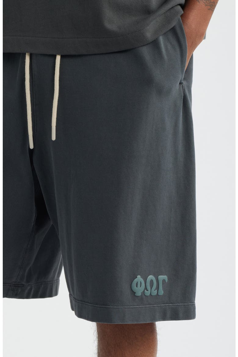 '90s Drawstring Sweat Shorts, Alternate, color, WASHED IRON GREY