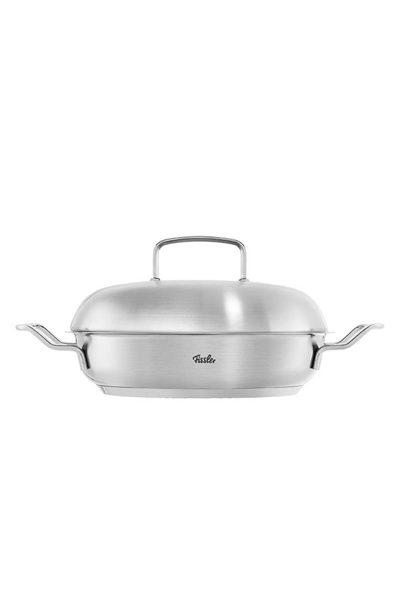 Original-Profi Collection Stainless Steel Serving Pan with High Dome Metal Lid, Alternate, color, Stainless Steel