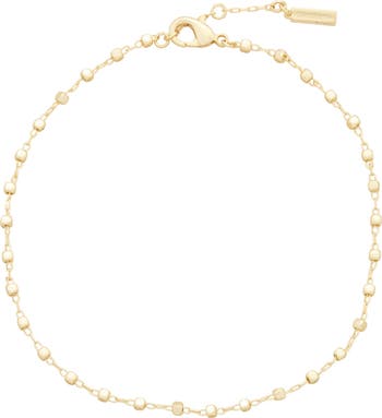 Beaded Chain Anklet