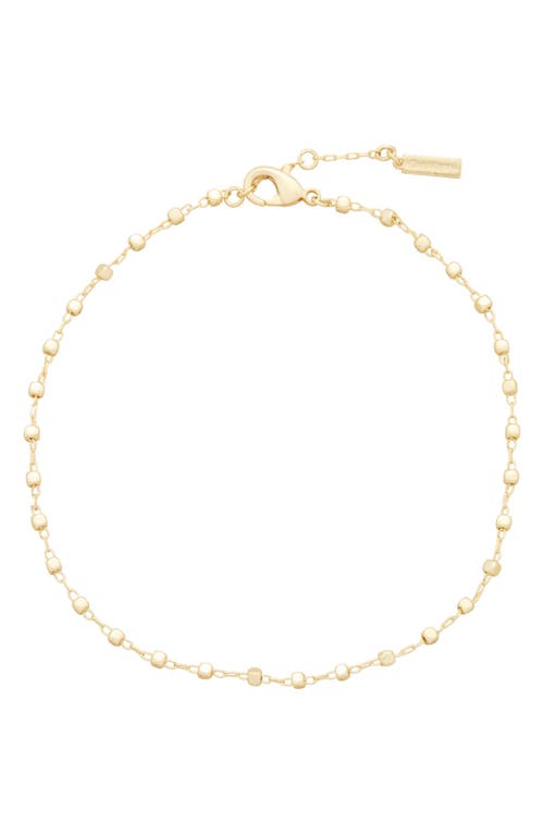 St. Moran Beaded Chain Anklet