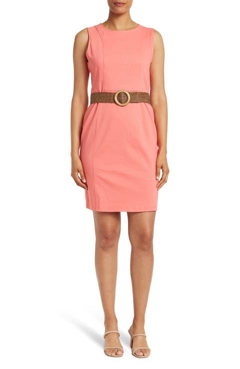 Belted Sheath Dress
