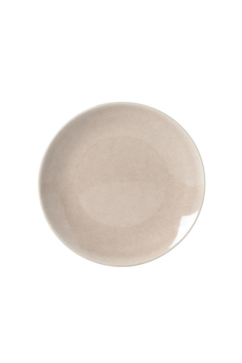 Castle Peak 12-Piece Reactive Glaze Stoneware Dinnerware Set, Alternate, color, Taupe