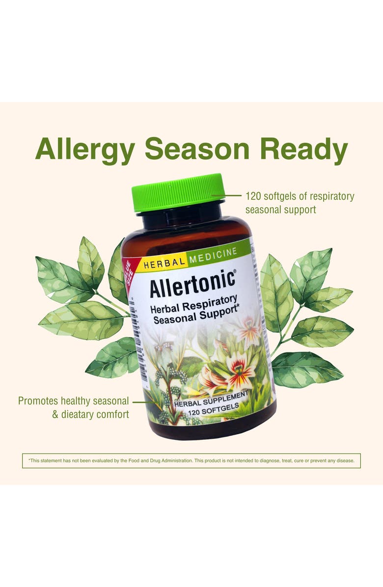 Herbs Etc. Allertonic Herbal Respiratory Support Softgels, 120 Count, Alternate, color, NO COLOR