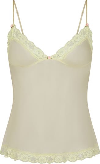 Lace Triangle Silk Camisole