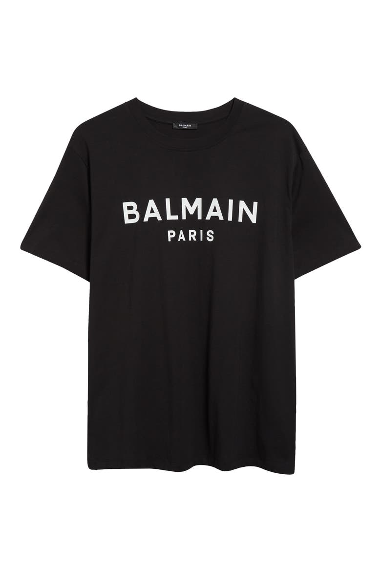 Logo Cotton T-Shirt, Alternate, color, EAB BLACK/ WHITE