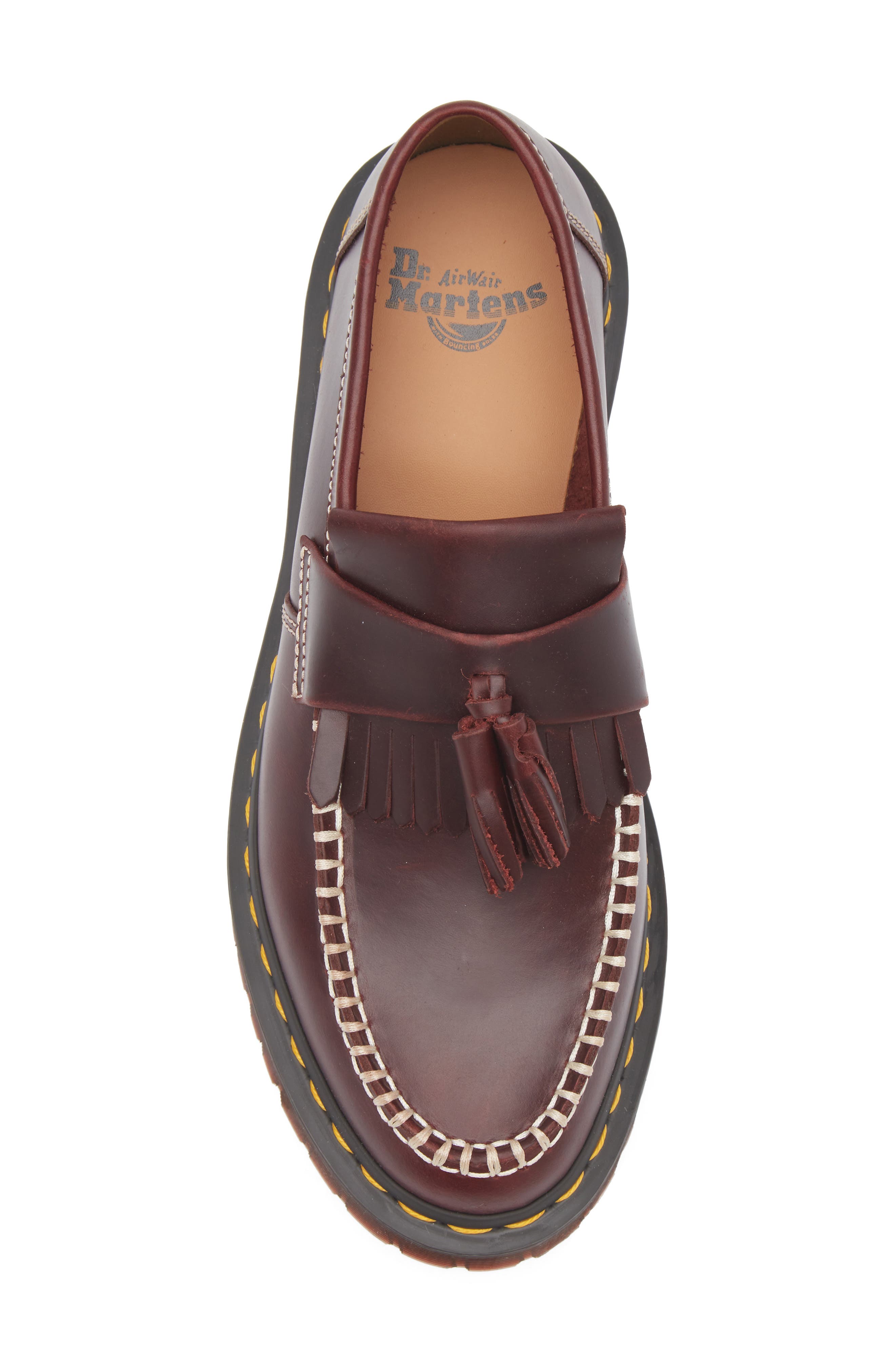 Adrian Ben Tassel Loafer, Alternate, color, CHERRY RED