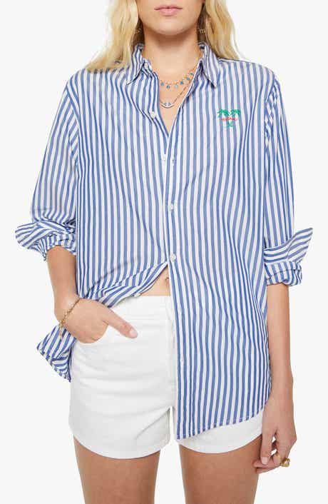 The Bestie Stripe Button-Up Top