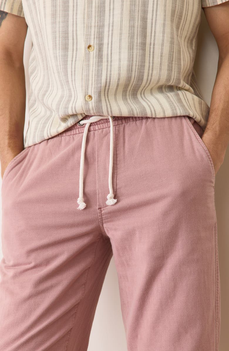 Marine Layer Saturday Stretch Beach Pants, Alternate, color, Faded Brick