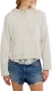 Free People Lake Side Open Knit Hoodie