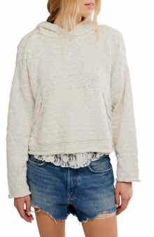 Free People Lake Side Open Knit Hoodie
