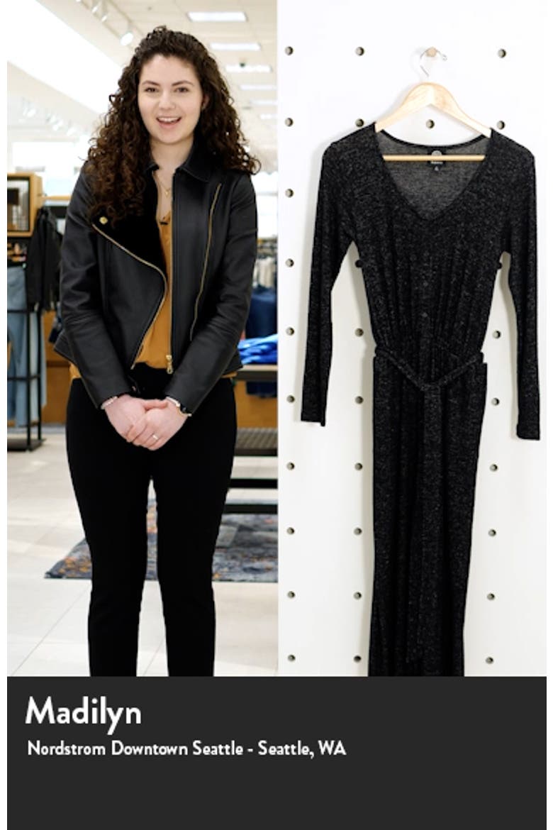 Long Sleeve Brushed Sweater Knit Jumpsuit video