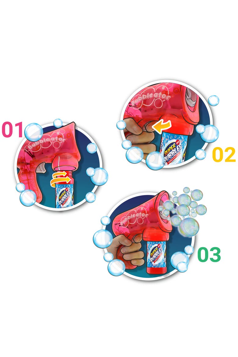 Bubbleator Assorted Red or Blue, Bubble Machine, Alternate, color, Multicolored
