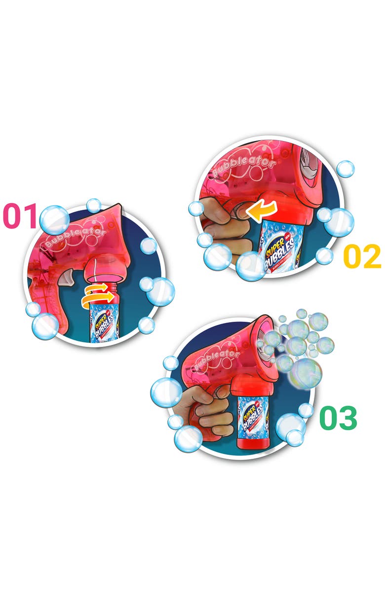 Lanard Bubbleator Assorted Red or Blue, Bubble Machine, Alternate, color, Multicolored