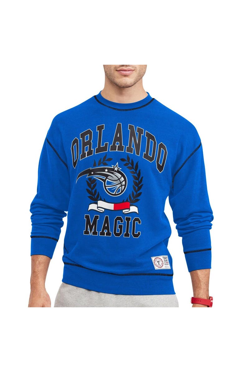 TOMMY JEANS Men's Tommy Jeans Blue Orlando Magic Peter French Terry Pullover Sweatshirt, Main, color, Blue
