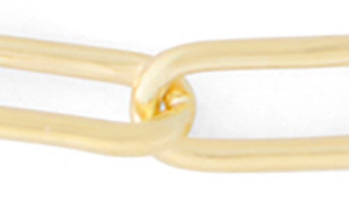 Fuzion Creations Paper Clip Chain Bracelet In Yellow