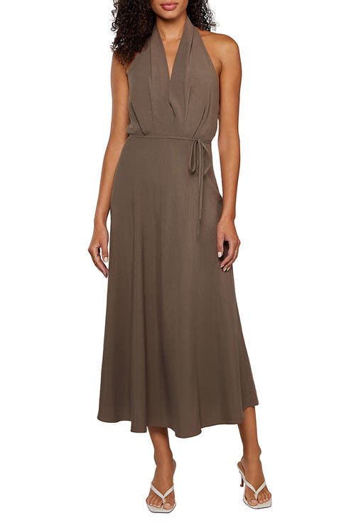 Danny Halter Neck A-Line Dress