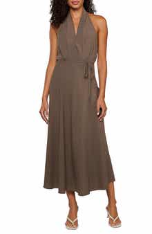 Danny Halter Neck A-Line Dress