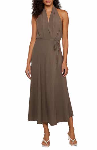 Danny Halter Neck A-Line Dress
