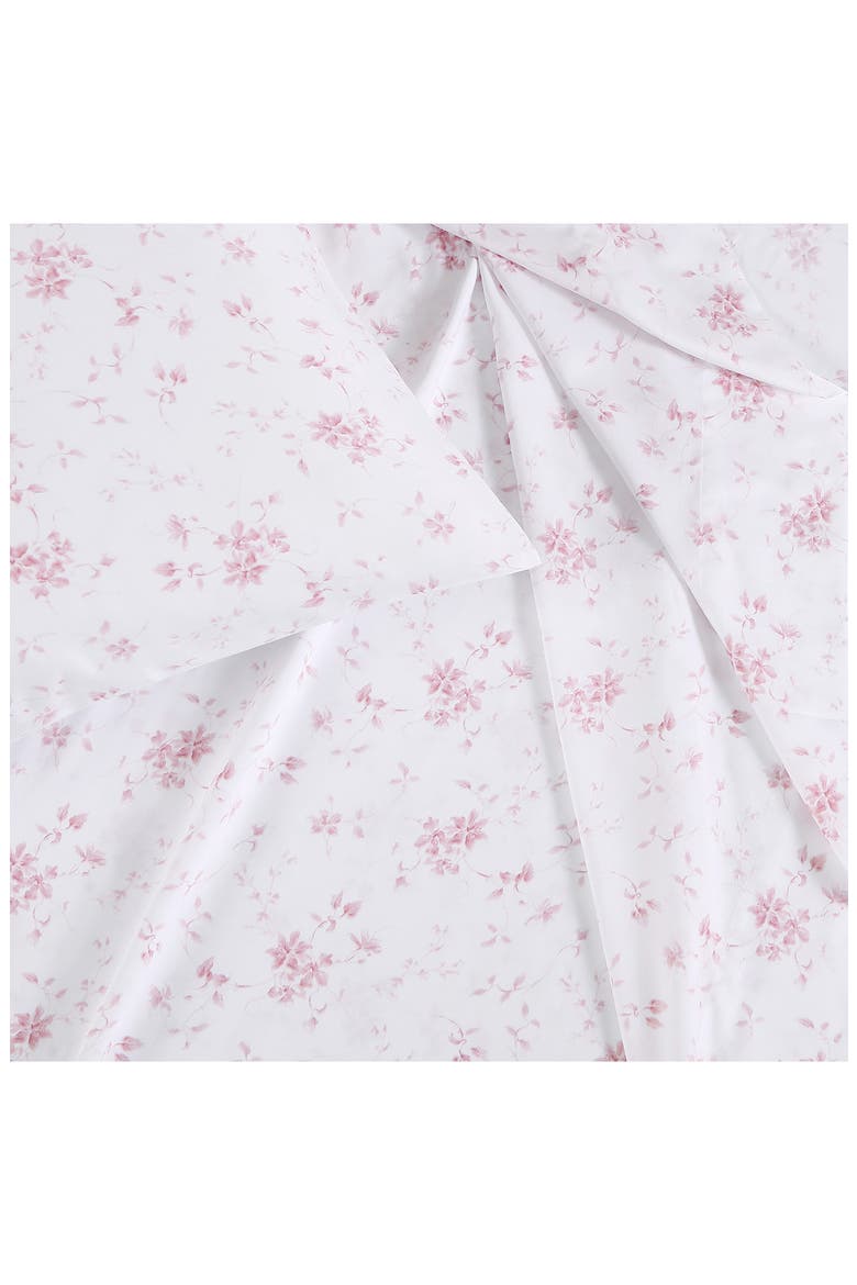 Garden 300 Thread Count Cotton Set of 2 Pillowcases, Alternate, color, TEA ROSE