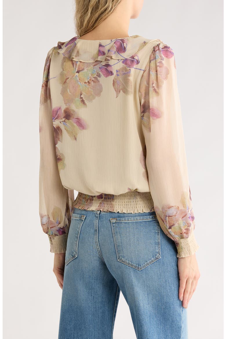 Ruffle Long Sleeve Top, Alternate, color, VINTAGE