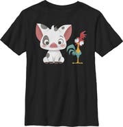 Moana Boy's Moana Pua & Hei Hei Friends Graphic T-Shirt