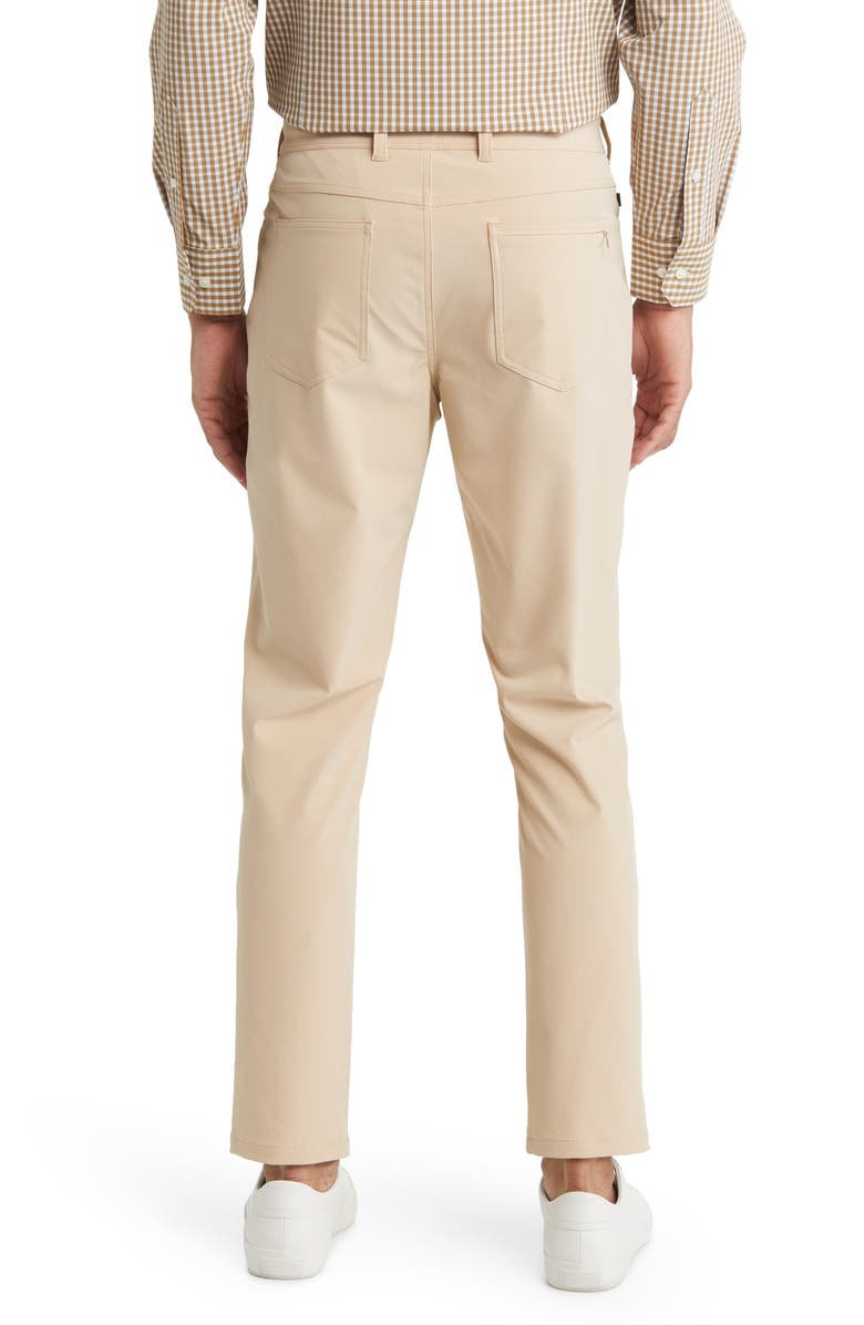 Mizzen+Main Helmsman Performance Slim Tapered Leg Pants, Alternate, color, Hummus Solid