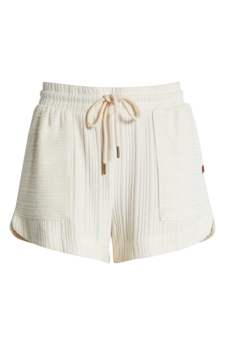 Rip Curl Cosy II Elastic Waist Shorts, Alternate, color, Off White