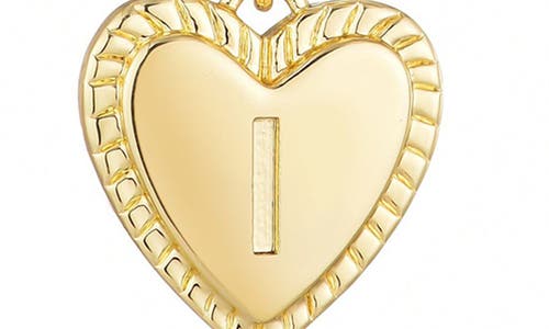 Adornia Initial Heart Toggle Necklace