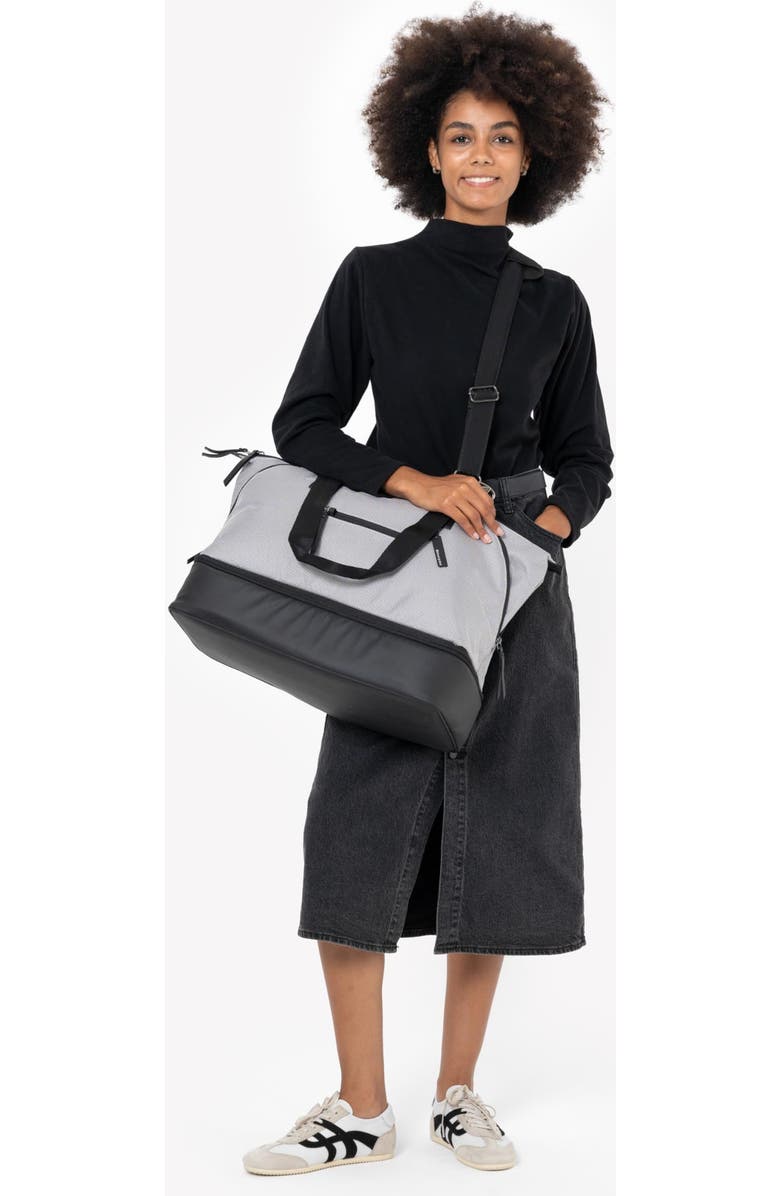 Sherpani Boston Anti-Theft Tote Duffel for Women with Removable Shoe Compartment, Alternate, color, Sterling