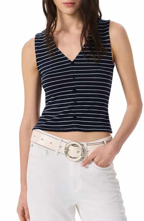 rag & bone The Knit Stripe T-Shirt