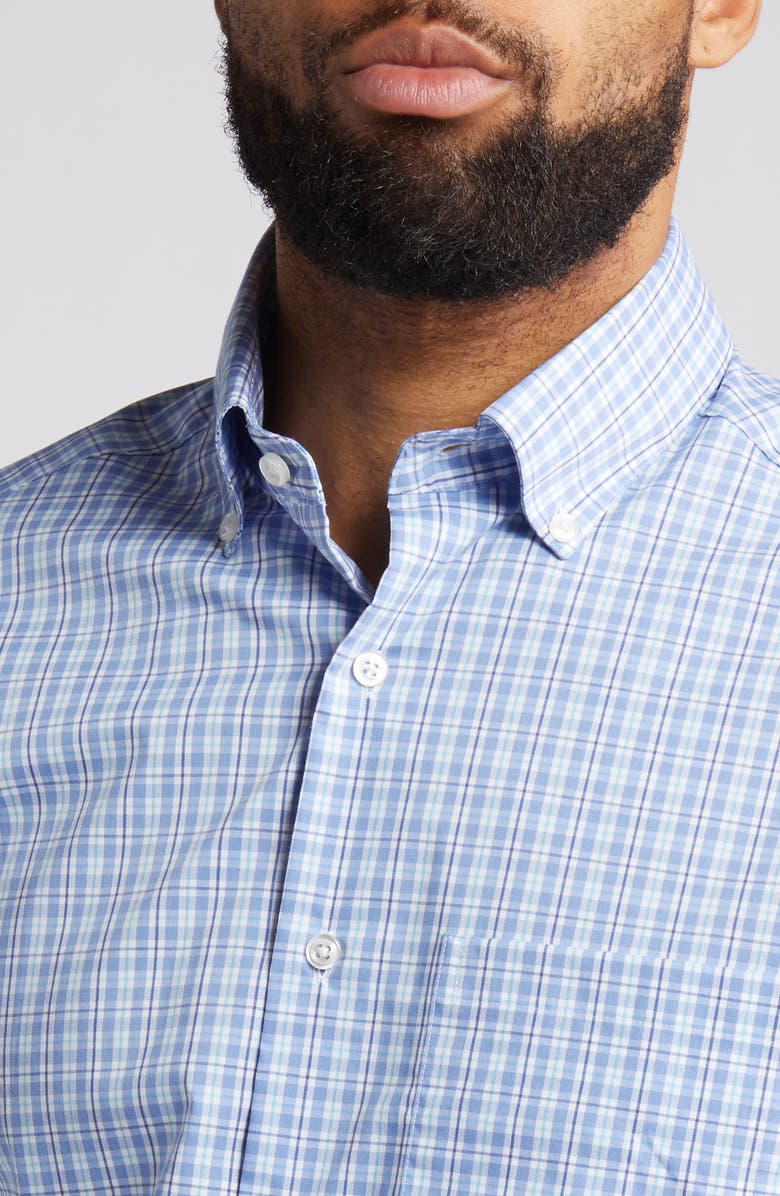 Scott Barber Performance Plaid Button-Down Shirt, Alternate, color,