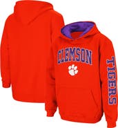 COLOSSEUM Youth Colosseum Orange Clemson Tigers 2-Hit Team Pullover Hoodie