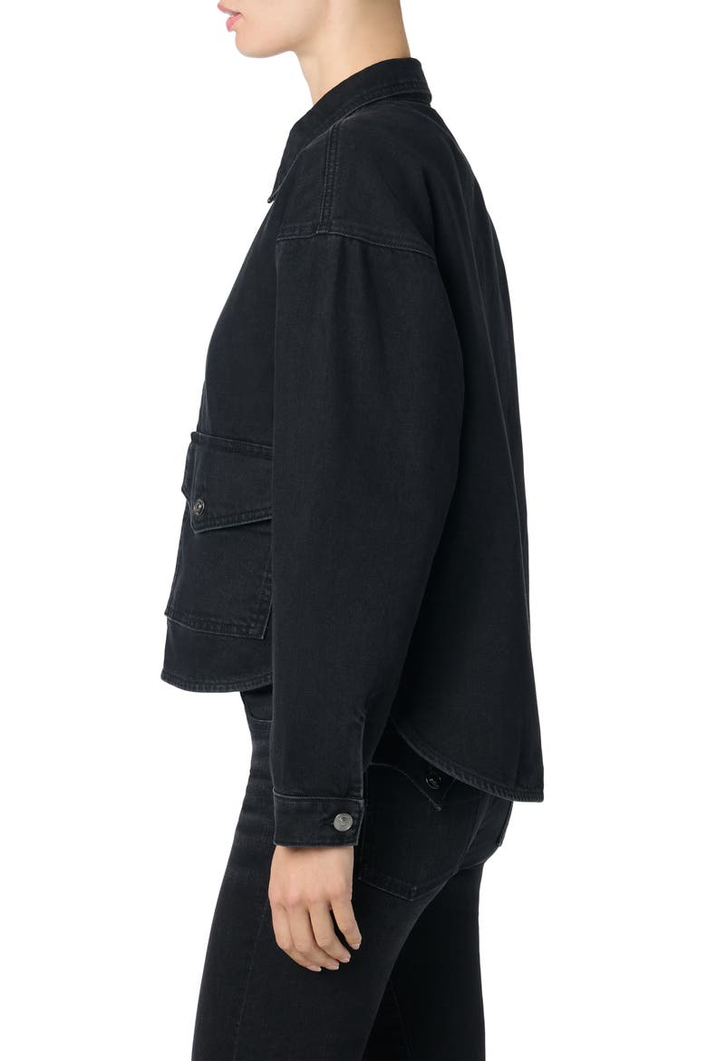 Casual Denim Jacket, Alternate, color, KAWAGUCHI