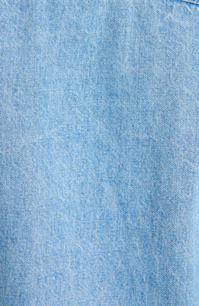 TOM FORD Washed Denim Overshirt, Alternate, color, Blue