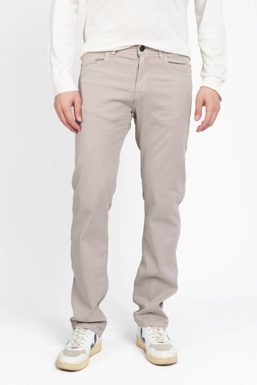 Jack Of Spades Jack Fit Five Pocket Pants In Brushed Silver
