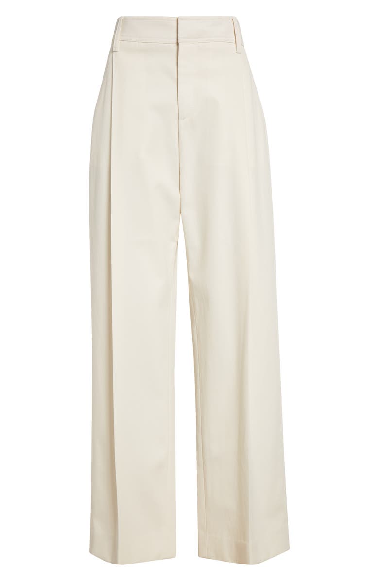 Maria McManus Pleat Front Stretch Wool Trousers, Main, color, 
