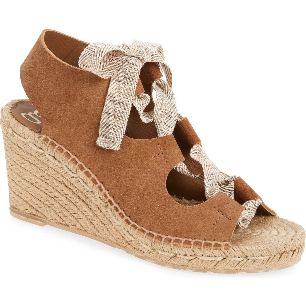 Shop Pedro Garcia Otelia Espadrille Wedge Sandal In Hazelnut Castoro