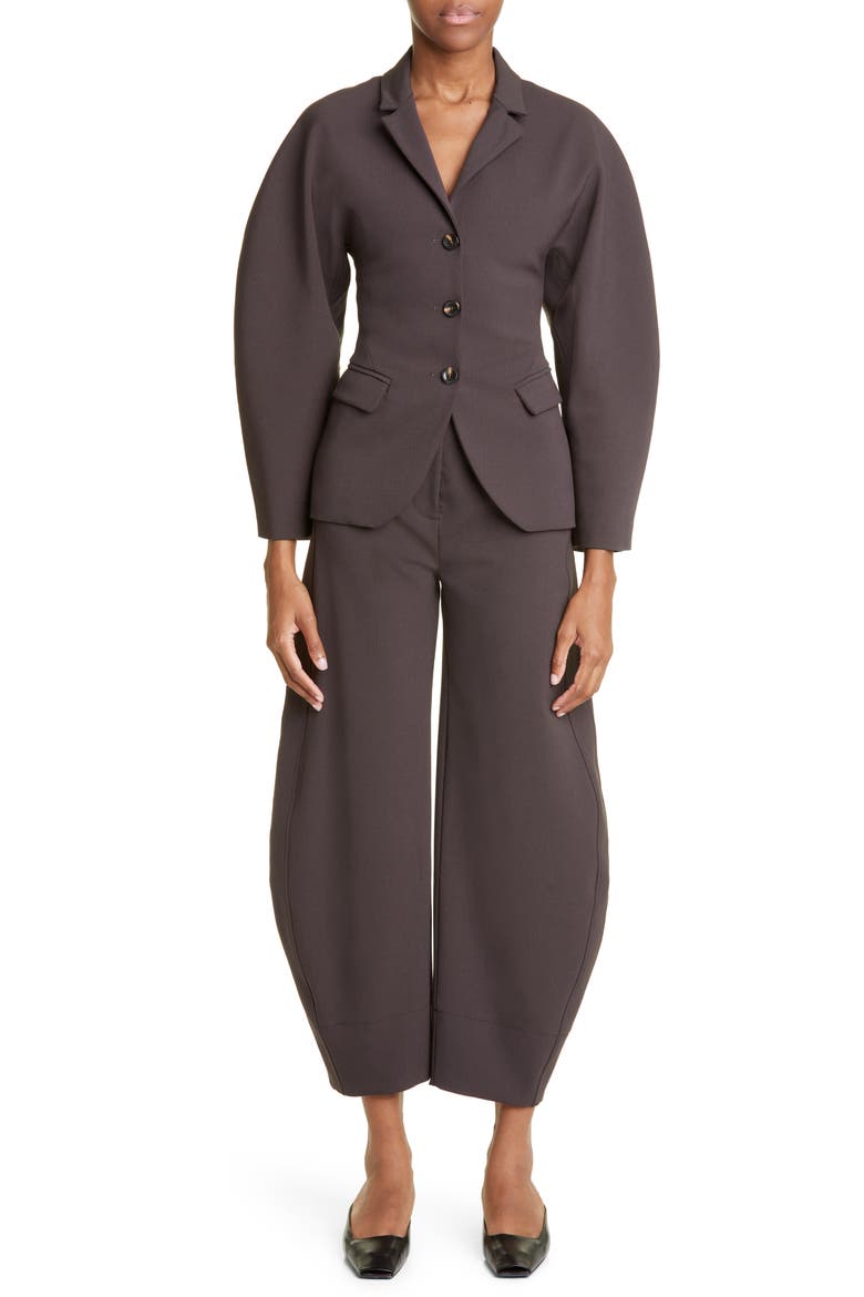 Aden Single Breasted Blazer, Alternate, color, MAROON