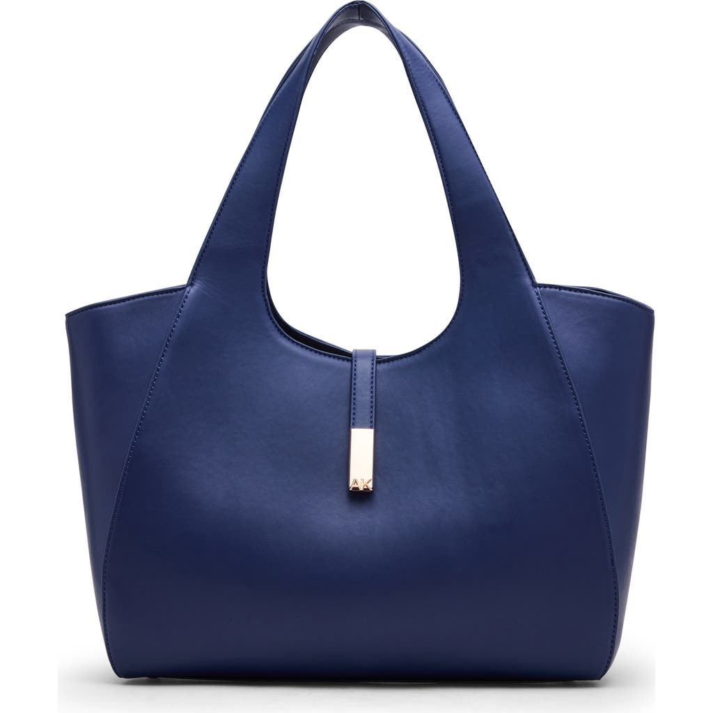 Anne Klein Tote Bag With Removable Zip Pouch In Blue