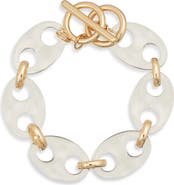 Nordstrom Chunky Resin Mariner Link Bracelet